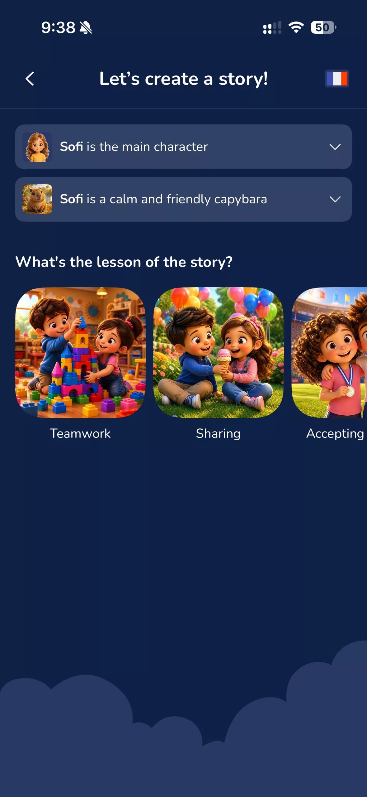 Story generation process